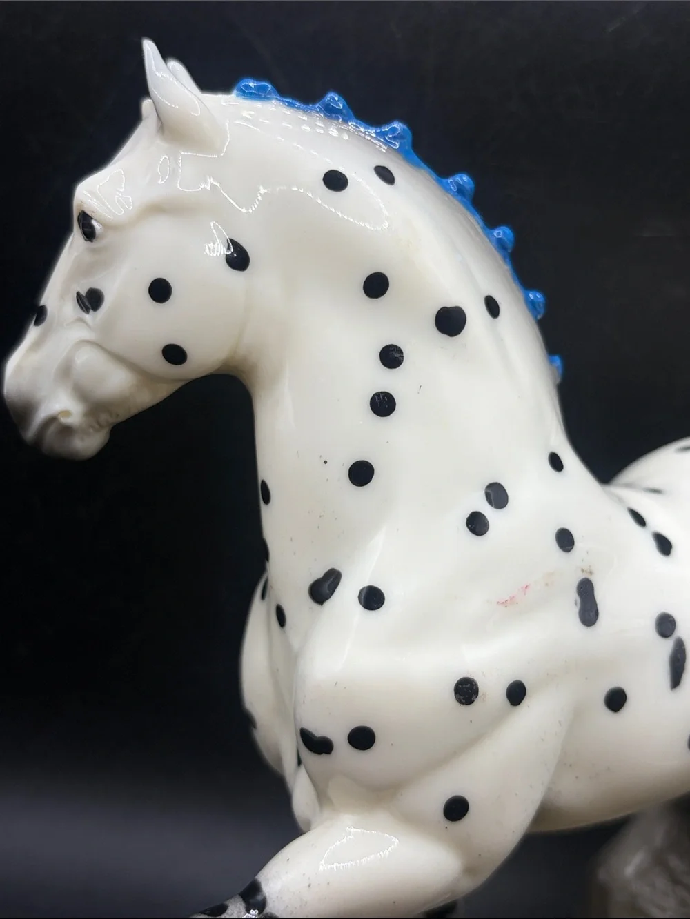 Breyer Triton Glossy Leopard Appaloosa Blue Ribbons Horse Retired Web Exclusive